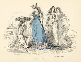 Fantasias de mulheres da Gália antes da invasão romana.