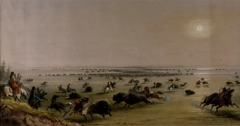 Um «cerco» a Buffalo por parte dos índios