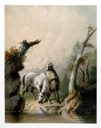 Auguste e o seu cavalo
