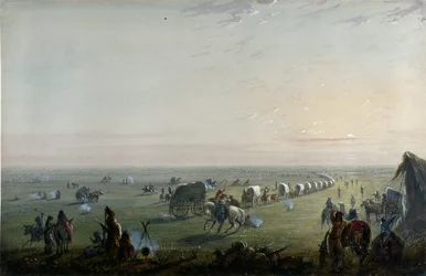 Levantar o acampamento ao nascer do sol