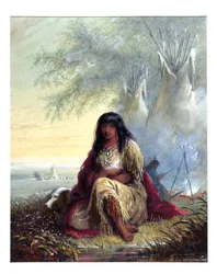 Rapariga índia (Sioux)