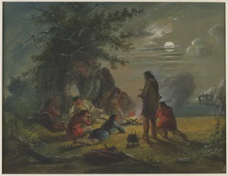 Moonlight - Cena do acampamento