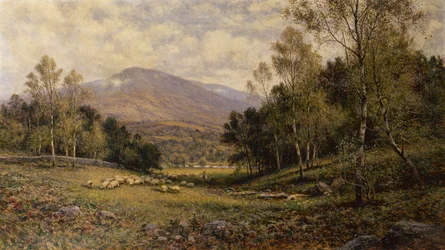 Perto de Bettws-Y Coed (óleo sobre tela)