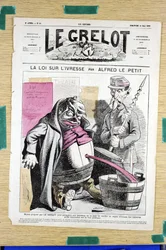 Capa do "Le Grelot", número 58, Satirique en Couleurs