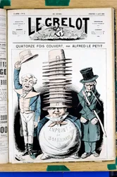 Capa do "Le Grelot", número 70, Satirique en Couleurs