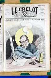 Capa do "The Grelot", número 72, Satirical in Colours