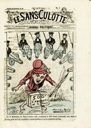 Ilustração para a capa do Le Sans-culotte, No. 7