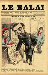 Ilustração de Alfred Le Pepetit (1841-1909) para a capa do Le Bai, no 6