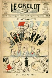 Ilustração de Alfred Le Pepetit (1841-1909) para a capa do Le Grelot