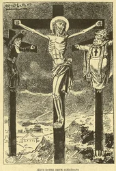Ilustração de Alfred Le Pete (1841-1909) em Gros-Jean e sua cura