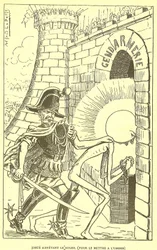 Ilustração de Alfred Le Pete (1841-1909) em Gros-Jean et son cure