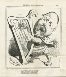 Ilustração de Alfred Le Pete (1841-1909) em Le Charivari