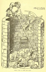 Ilustração de Alfred Le Petité (1841-1909) em Gros-Jean e sua paróquia