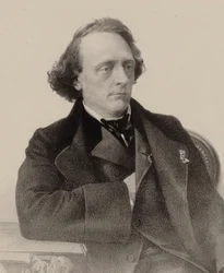Retrato do pianista e compositor Henry Liitolff 1818-1891, 1858.