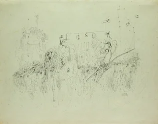 Sem título, c.1941-42 (tinta indiana sobre papel)