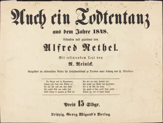 Também uma dança da morte: página de título