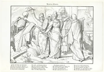 Também uma dança da morte, prato I