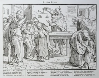 Morte Antes do Public House, de &39;Another Dance of Death&39;, publicado por Georg Wigand em Leipzig, 1849