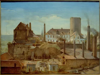 A fábrica Harkort no castelo de Wetter, no Ruhr