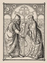 O Nibelungen. Hagens Shield Request, 1840-1841.