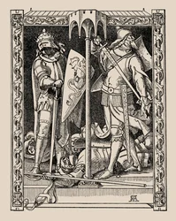 Die Nibelungen. Como Sir Dietrichs Men foram todos mortos, 1840-1841.