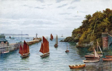 Looe, entrada para o porto