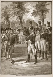 Encontro de Washington e Rochambeau, pub. 1896
