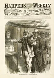 O primeiro voto, pub. Harpers Weekly, 1867