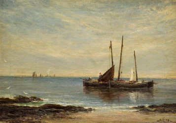 Barcos de Pesca na Boca do Tay