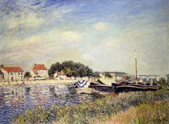 Bancos do Loing em Saint-Mammes; Margens do Loing em Saint-Mammes, 1885