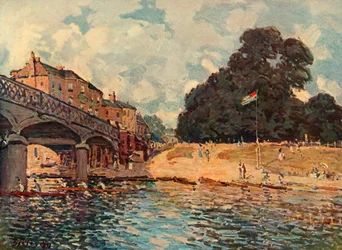 Ponte em Hampton Court, 1874, 1937.
