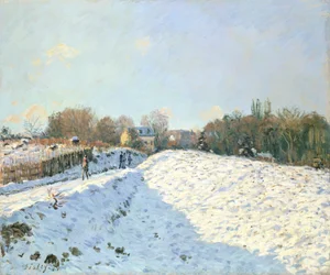 Efeito da neve em Argenteuil, 1874