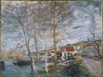 Inundação em Moret Inundação em Moret, 1879