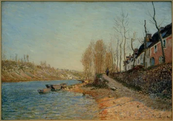 A cruz branca em Saint-Mammès