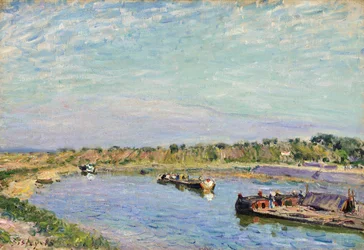 O porto de Saint Mammes, Le Matin, 1885