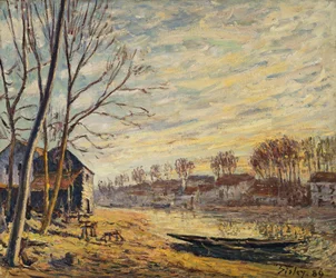 O Estaleiro em Matrat; Chantiers a Matrat, 1889