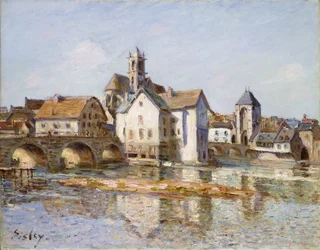 A ponte em Moret, 1892