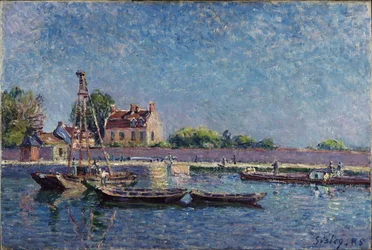 A eclusa de Saint-Mammès