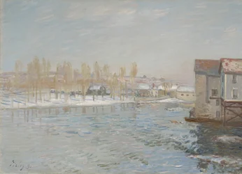 O Loing e os Moinhos de Moret, Efeito Neve, 1891