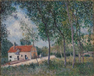 A estrada de Moret para Saint-Mammès, 1883-85