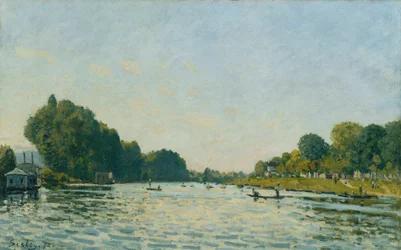 O Sena em Bougival; La Seine a Bougival, 1872