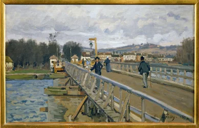 A ponte pedonal de Argenteuil
