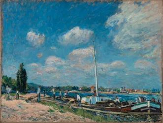 Descarregando Barcaças em Billancourt, 1877.