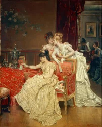 Alfred Stevens, A chávena de chá
