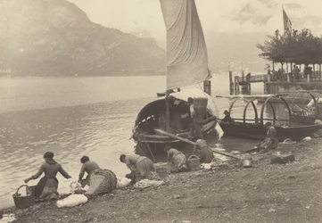 No lago de Como