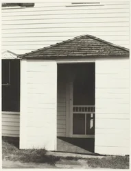 Porta da cozinha, Lago George, 1934.