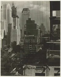 De minha janela em um lugar americano, norte, 1931.