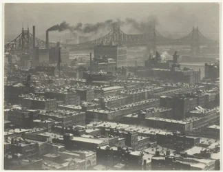 Do quarto 3003 - The Shelton, Nova York, Looking Northeast, 1927.
