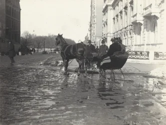 Domingo, Quinta Avenida e Rua 57, Nova Iorque