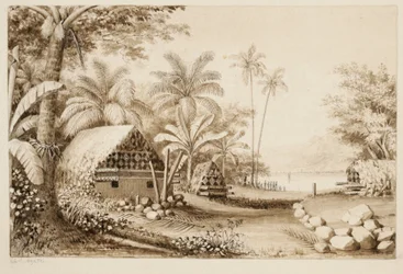 Túmulos na ilha de Muthuata, Fiji (wc no papel)